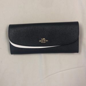 Dark Navy Coach Wallet